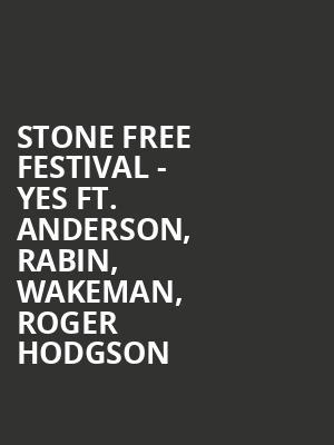 Stone Free Festival - Yes ft. Anderson%2C Rabin%2C Wakeman%2C Roger Hodgson at O2 Arena